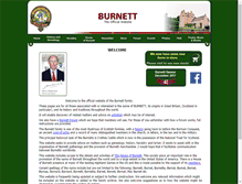 Tablet Screenshot of burnett.uk.com